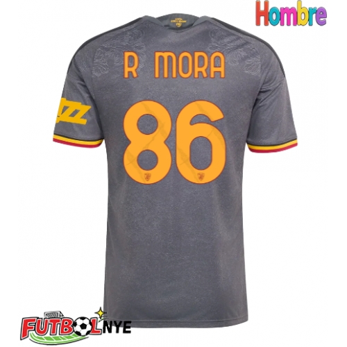 Camiseta AS Roma Rodrigo Mora #86 Tercera Equipación 2026-27 manga corta